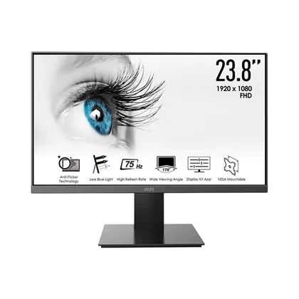 Màn Hình Máy Tính Cũ MSI Pro MP241X | 23.8 inch, FHD, VA, 75Hz, 8ms, Phẳng