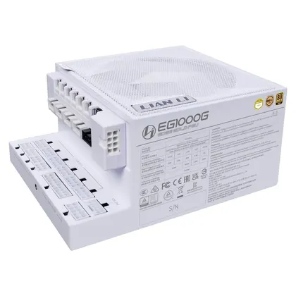 Nguồn máy tính LianLi EDGE 1000W Gold V2 (PSULLEG1000C.WH00.EU) | 80 Plus Gold, Full Modular, Kèm HUB, Trắng