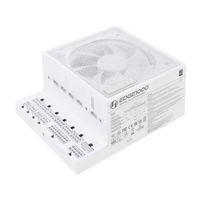 Nguồn máy tính LianLi EDGE 1000W Platinum V2 (PSULLEG1000P.WH00.EU) | Kèm HUB, Trắng