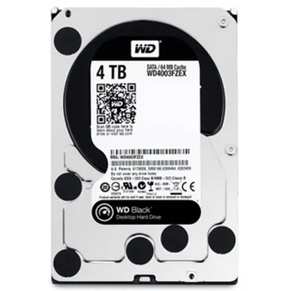 Ổ cứng HDD Wd Sata 3 4Tb Caviar Black 3.5Inch 7200Rpm (WD4005FZBX)