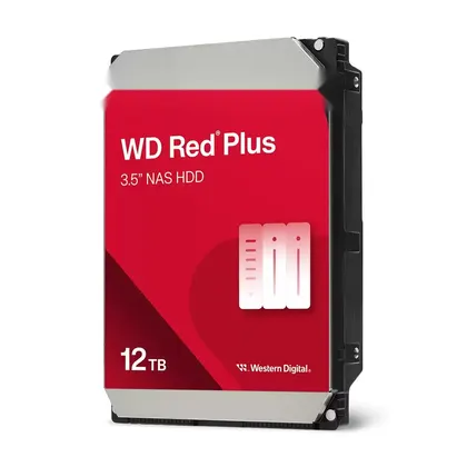 Ổ cứng HDD Western Digital Red Plus 12TB WD120EFGX | SATA III, 3.5 inch, 7200RPM, 512MB Cache