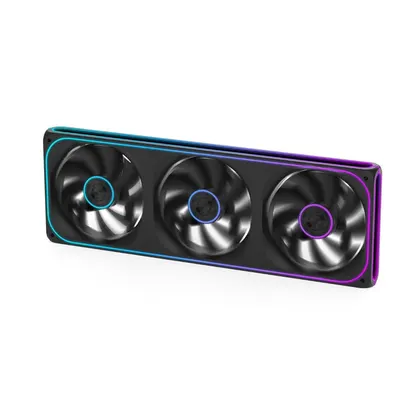 Quạt tản nhiệt PC Centaur Gustcen CG-360 ARGB (Sync Main) | Gió Ngược, Kit 3 Fan 120mm, 2200 RPM, 165 CFM, Đen