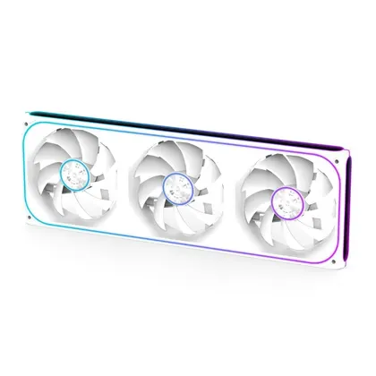 Quạt tản nhiệt PC Centaur Gustcen CG-360 ARGB (Sync Main) | Kit 3 Fan 120mm, 2200 RPM, 165 CFM, Trắng