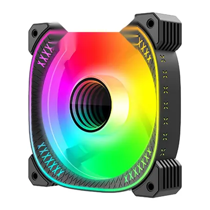 Quạt tản nhiệt PC Coolmoon TY1 | ⁠Fan lẻ 120mm, RGB, Đen