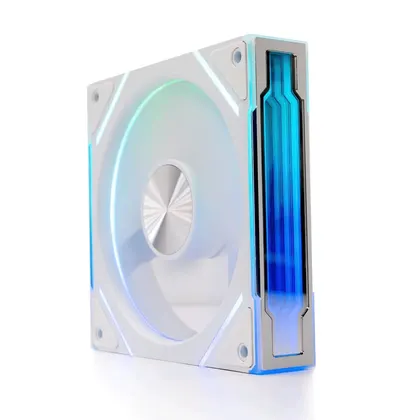Quạt tản nhiệt PC Leopard Astro V2 | Fan lẻ 120mm, ARGB, Gió ngược, Trắng