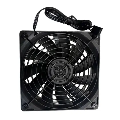 Quạt tản nhiệt PC OEM A1225L 12S | 120mm, Không LED, Hiệu năng cao, Khung lưới bảo vệ, 4Pin PWM, Đen