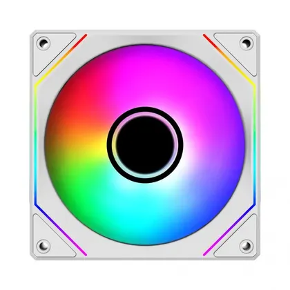 Quạt tản nhiệt PC Xigmatek Infinity 120mm | Fan lẻ 120mm, RGB, Trắng