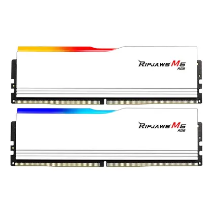 Ram GSkill Ripjaws M5 RGB White 32GB | 2x16GB, DDR5, 5200MHz (F5-5200J4040A16GX2-RM5RW)