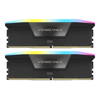 RAM PC Corsair Vengeance RGB 64GB | (2x32GB), DDR5, 6000MHz, CMH64GX5M2B6000C38