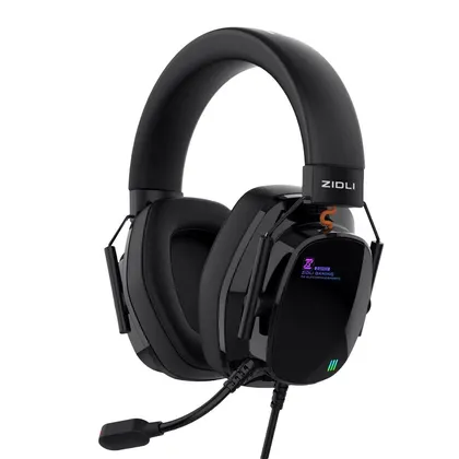 Tai nghe Gaming Zidli ZGH03 Black | 7.1, Driver 50mm, RGB, USB, No Box, Có Dây