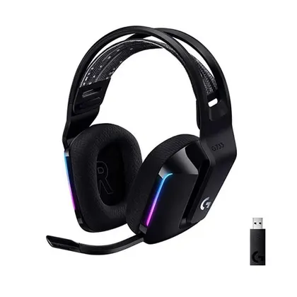 Tai nghe không dây Logitech G733 LightSpeed Wireless Gaming (Đen) (981-000867)