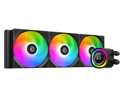 Tản nhiệt nước ID-COOLING FX360 TD ARGB Digital | LCD Digital, ARGB, 360mm, Đen