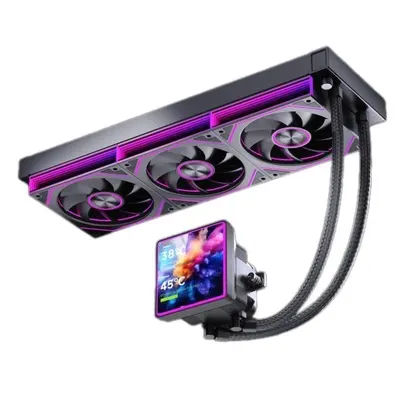 Tản nhiệt nước Leopard Pro Flow 360 SE ARGB LCD | 360mm, ARGB, LCD, Đen