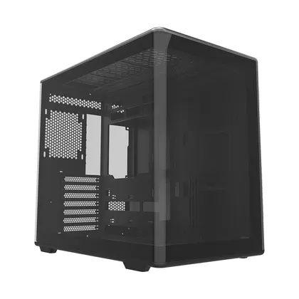Thùng máy Cooler Master Elite 600 Cong liền khối (Chưa kèm Fan) (E600-KGNN-S00) | Mid Tower, ATX, Kính cường lực, Đen