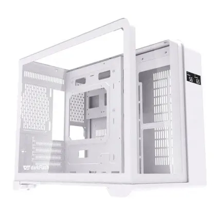 Thùng máy DarkFlash L280M (Chưa kèm Fan) | M-ATX/ITX, Kính cường lực, Trắng