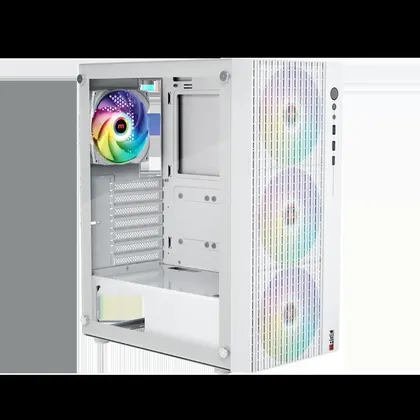 Thùng máy Magic Luxury 4F - Trắng | Kèm sẵn 4 fan