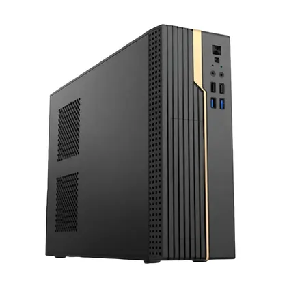 Thùng máy văn phòng Patriot J103 (Form Slim) | mATX/ITX, Type C, Đen