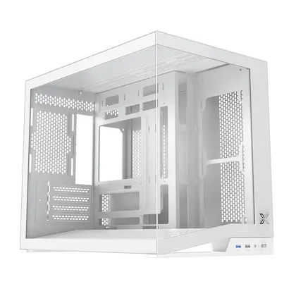 Thùng máy Xigmatek Dynamic ML M-ATX (Không Kèm Fan) (EN91141) | Micro-ATX, Mini-ITX, GPU 410mm, Trắng