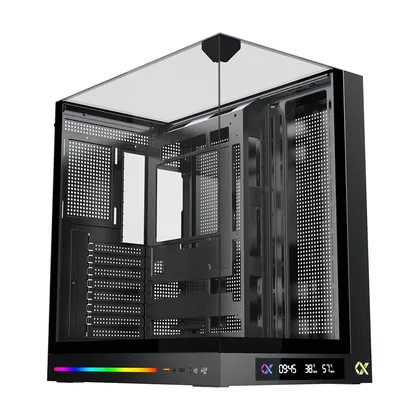 Thùng máy Xigmatek Ocean II Digital ATX (EN90700) | Không kèm Fan, Đen
