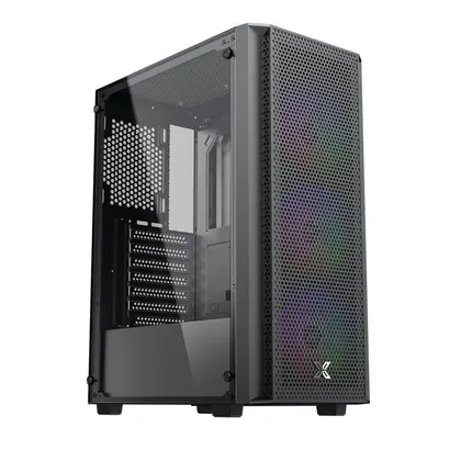 Thùng máy Xigmatek Star 3F (EN90649) F-ATX | Kèm sẵn 3 Fan, Đen