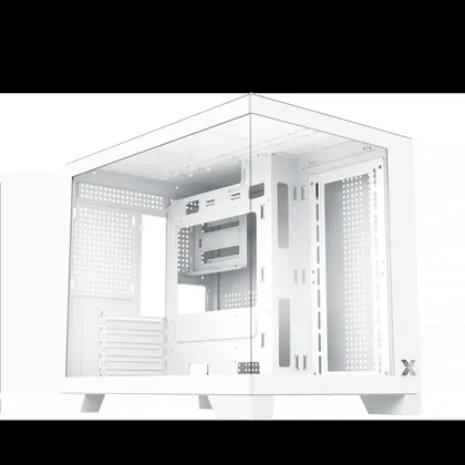 Thùng máy Xigmatek Xigmatek Aqua ML (EN90045) ATX (Chưa Kèm Fan) | M-ATX/Mini-ITX, Kính cường lực, Trắng