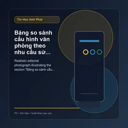 Bảng so sánh cấu hình văn phòng theo nhu cầu sử dụng
