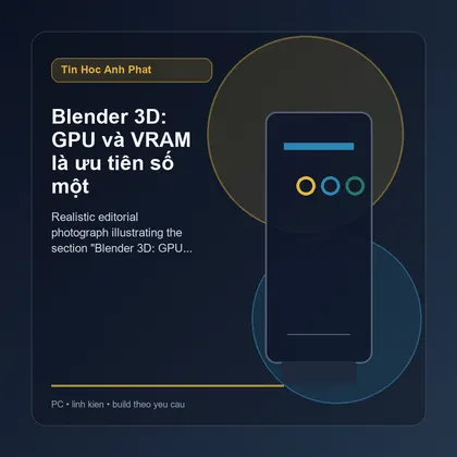 Blender 3D: GPU và VRAM là ưu tiên số một