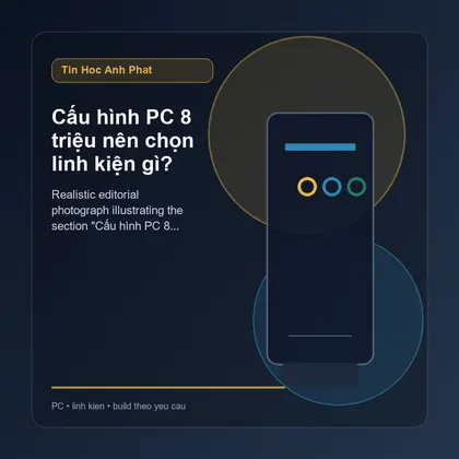 Cấu hình PC 8 triệu nên chọn linh kiện gì?