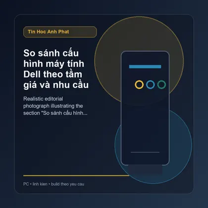 So sánh cấu hình máy tính Dell theo tầm giá và nhu cầu