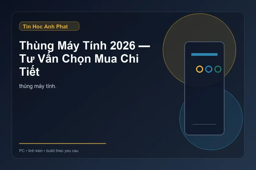 Thùng Máy Tính 2026 — Tư Vấn Chọn Mua Chi Tiết