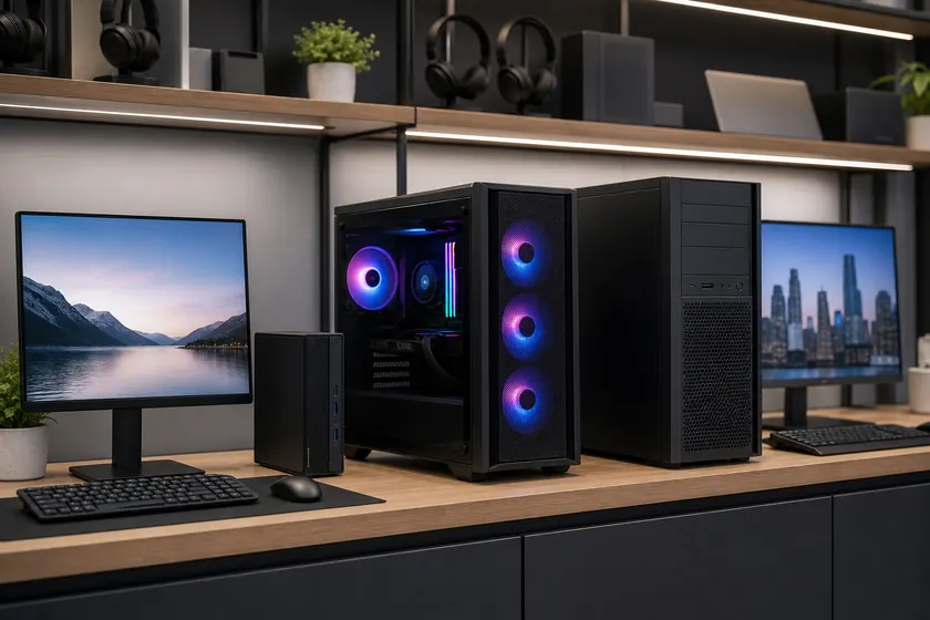 Các dòng máy tính để bàn tại Tin Học Anh Phát — PC gaming, văn phòng và workstation