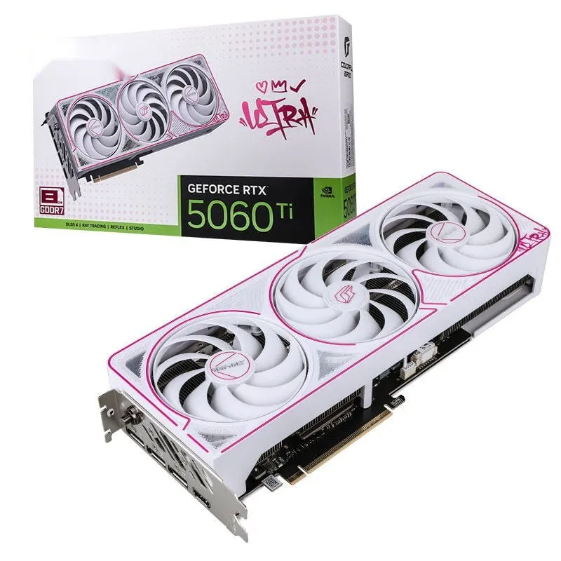 Card màn hình NVIDIA RTX 5060 Ti Colorful iGame Ultra W OC | 8GB GDDR7, 4608 CUDA, 600W