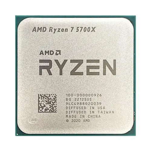 CPU AMD Ryzen 7 5700X Tray - Nobox | AM4, 8 nhân/16 luồng, Max 4.6 GHz