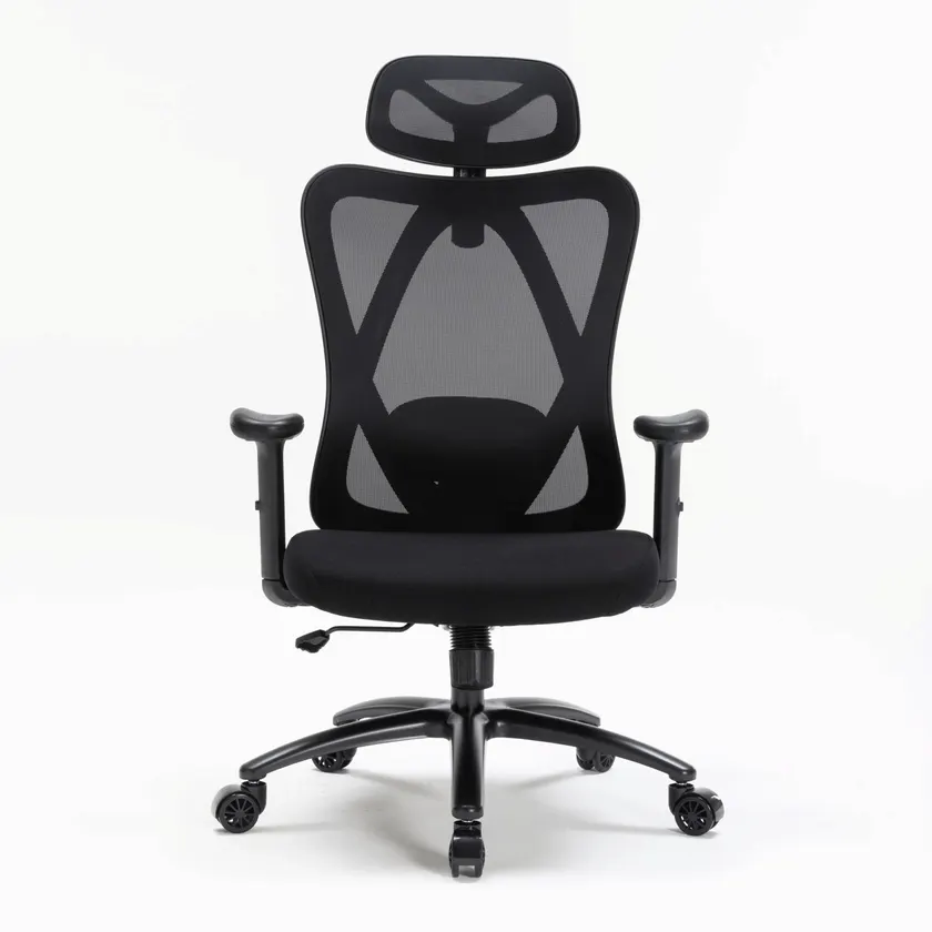 Ghế Warrior Ergonomic Hero Series WEC501 Plus Đen chân xoay