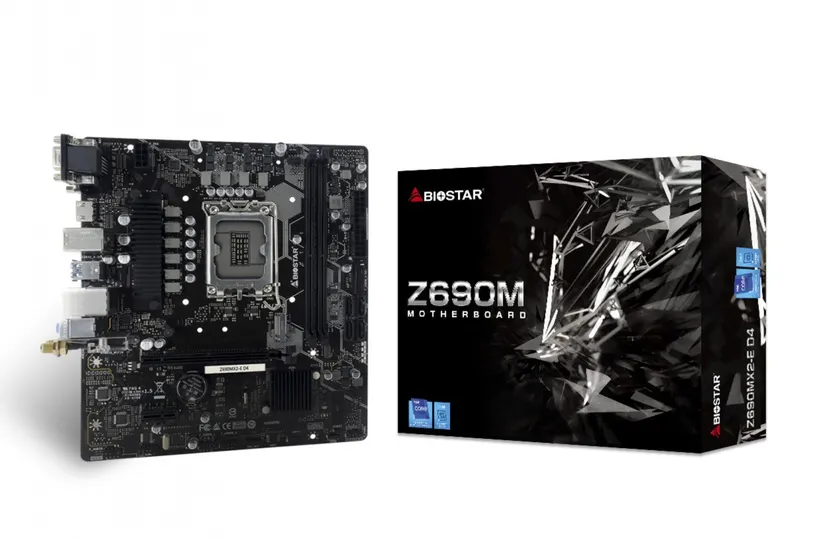 Mainboard Biostar Z690MX2-E D4 WiFi Socket | Có Socket WiFi & Card Intel